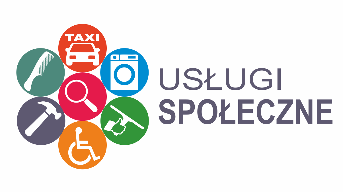 Logo promujące usługi społeczne